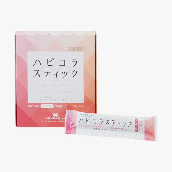 【販売終了】新田ゼラチン ハピコラスティック（20g×15本）